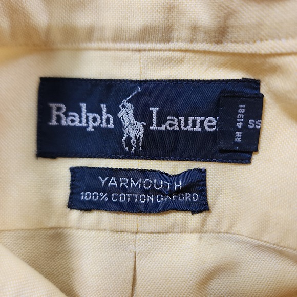Polo Ralph Lauren Light Yellow Button Down Shirt - Picture 9 of 13